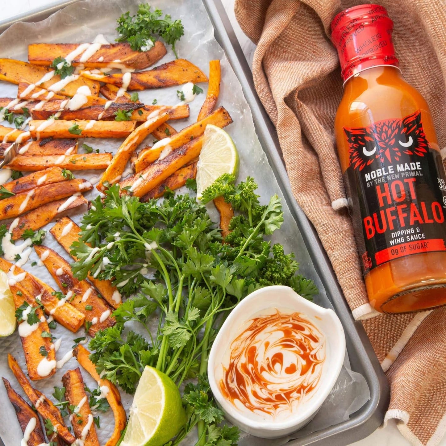The New Primal - Sauce Buffalo Hot Paleo - Case Of 6 - 12 Oz(D0102H7P1Fa.)