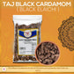 TAJ Premium Black Cardamom, Kali Elaichi, 3.5-Ounce Pack, Gourmet Spice