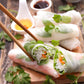 TANISA 76 Sheets - 2 Packs Rice Paper Wrappers for Spring Rolls, Rice Paper Sheets, Gluten Free Wonton, Traditional Fresh Rolls,