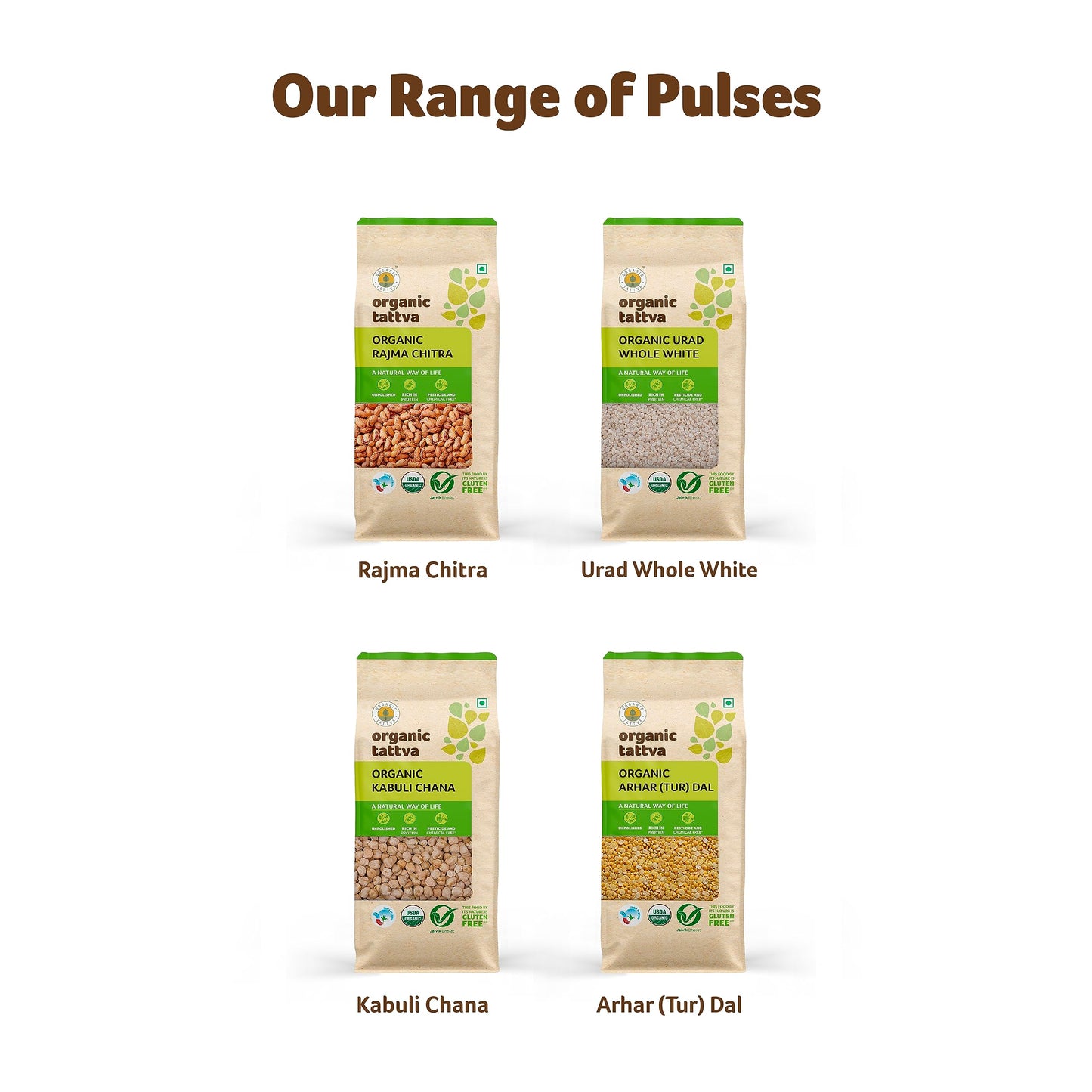 Organic Tattva, Organic Roasted Chana Dal, 500G | 100% Vegan, Gluten Free And No Additives