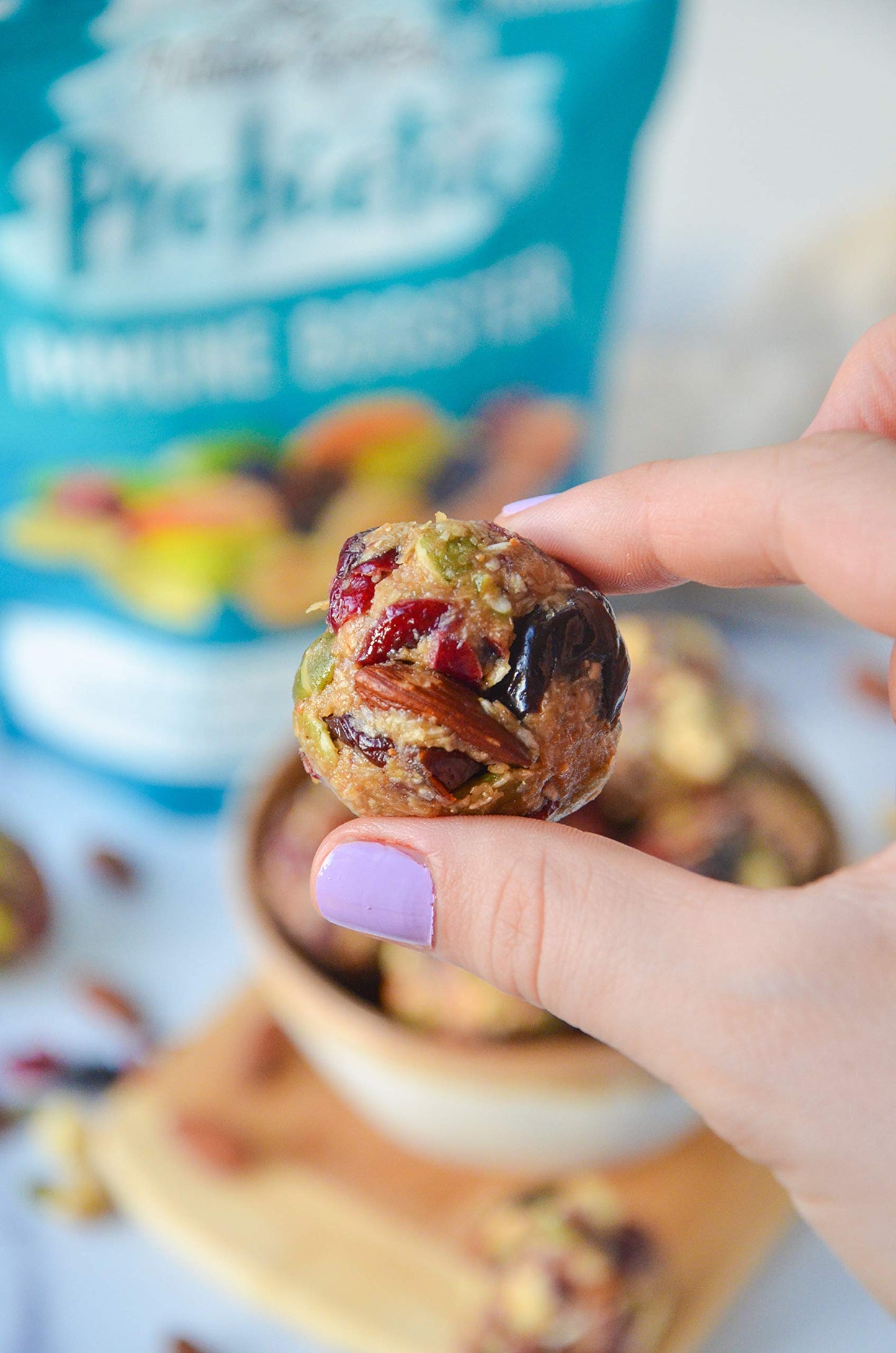 Natures Garden Probiotic Immune Booster - Mixed Nuts, Heart Healthy Nuts, Omega-3 Rich, Vitamin D, Cranberries, Tart Cherries,