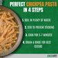Greenfit Fusilli 100% Chickpea Pasta - 10lb Bulk Bag | High Protein, Low Carb, Gluten Free Veggie Noodles | Plant-Based, Non-GMO