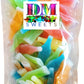 Dm Sweets Wax Bottles - 1 Lb Of Nostalgic Assorted Colored Fruit Flavored Liquid Filled Chewy Wax Bottles