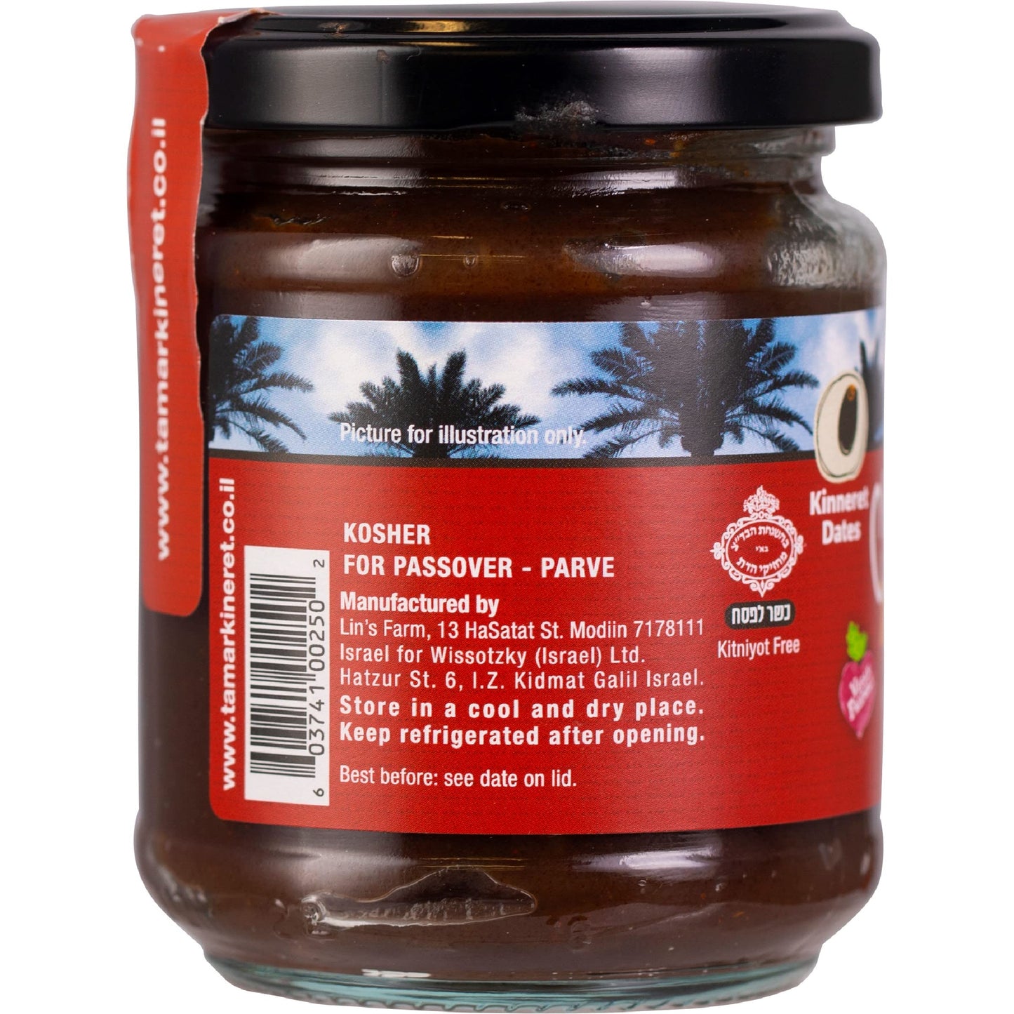 Kosherific Charoset Date & Walnut Spread, 8.57oz | Kosher for Passover Traditional Charoses