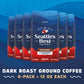 Seattles Best Coffee Dark Roast Ground Coffee 12 oz (Pack of 6) 100% Arabica 6th Avenue Bistro