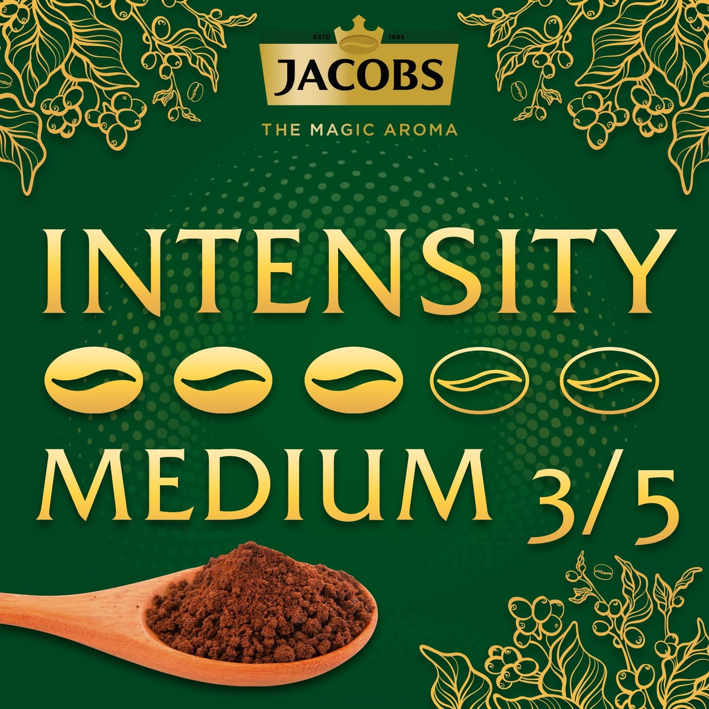 Jacobs Kronung Ground Coffee 500 Gram, 1.76 Ounce (Pack Of 6)