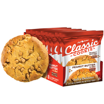 Classic Cookie, Soft Baked Cookie, Peanut Butter 3oz, 32 Count Pack