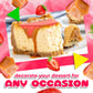 Caramel Cubes Candy (1 Pound Bag) Strawberry Filling, Individually Wrapped (Approx. 75 Count)
