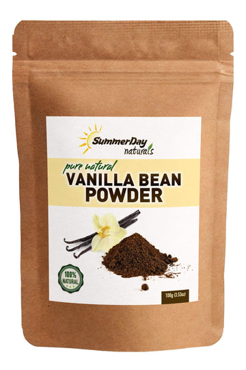 Vanilla Bean Powder, 3.53 Oz - Raw Ground Vanilla Bean - Unsweetened, Gluten-Free - Extremely Fresh - Ground Moments Before Pack