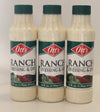 Ott's Ranch Dressing & Dip 16 Oz. (Pack of 3) Low Carb