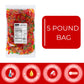 Kervan Candy Bebeto Gummy Worms - Fruity, Soft & Sweet Gummy Candy Bulk For Kids, Gift Snacks And Parties - Classic Worms Gummies Big Party Size Bag (5 Lbs)