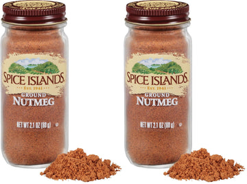 Spice Islands Ground, Nutmeg, 2.1 Ounce (Pack of 2)
