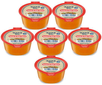 30 Count | Salad Dressing Dipping Sauce Portion Cups | Single Serve Packets (Sweet And Sour)