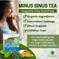 Four Elements 4E Minus Sinus Tea, Organic Herbal Tea with Spearmint, Mullein & Thyme, 16 Teabags, Caffeine-Free