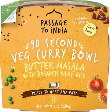 Passasge to India Butter Masala 90 Second Veg Curry Bowl