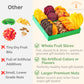 Christmas Gift Baskets - 7 Tropical Flavors Chocolate Orange Christmas Fruit Basket Gift |12.5Oz Soft Dried Fruit Gift Baskets For Delivery | Holiday Gift Baskets For Christmas Food Gifts For Mature-Themeds