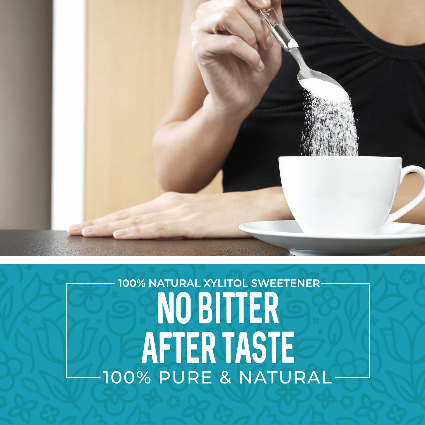 Herbaila Xylitol Sweetener - Pure Granulated Sugar Substitute, Sugar Free, 16oz