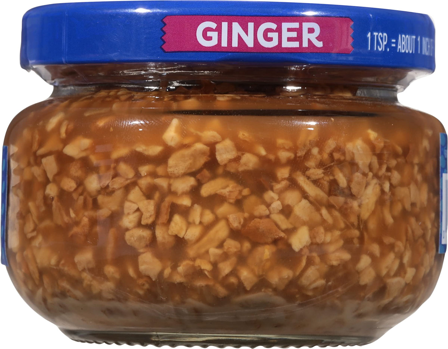 Spice World Minced Ginger - 4Oz Ginger Jar With Non-Gmo Ingredients, Perfect For Stir Fry, Marinades, & More - Ready-To-Use Seas