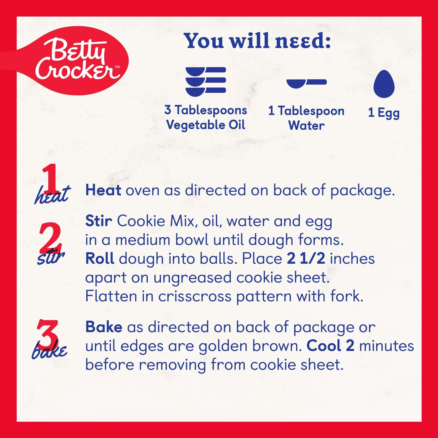 Betty Crocker Peanut Butter Cookies, Cookie Baking Mix, 17.5 Oz