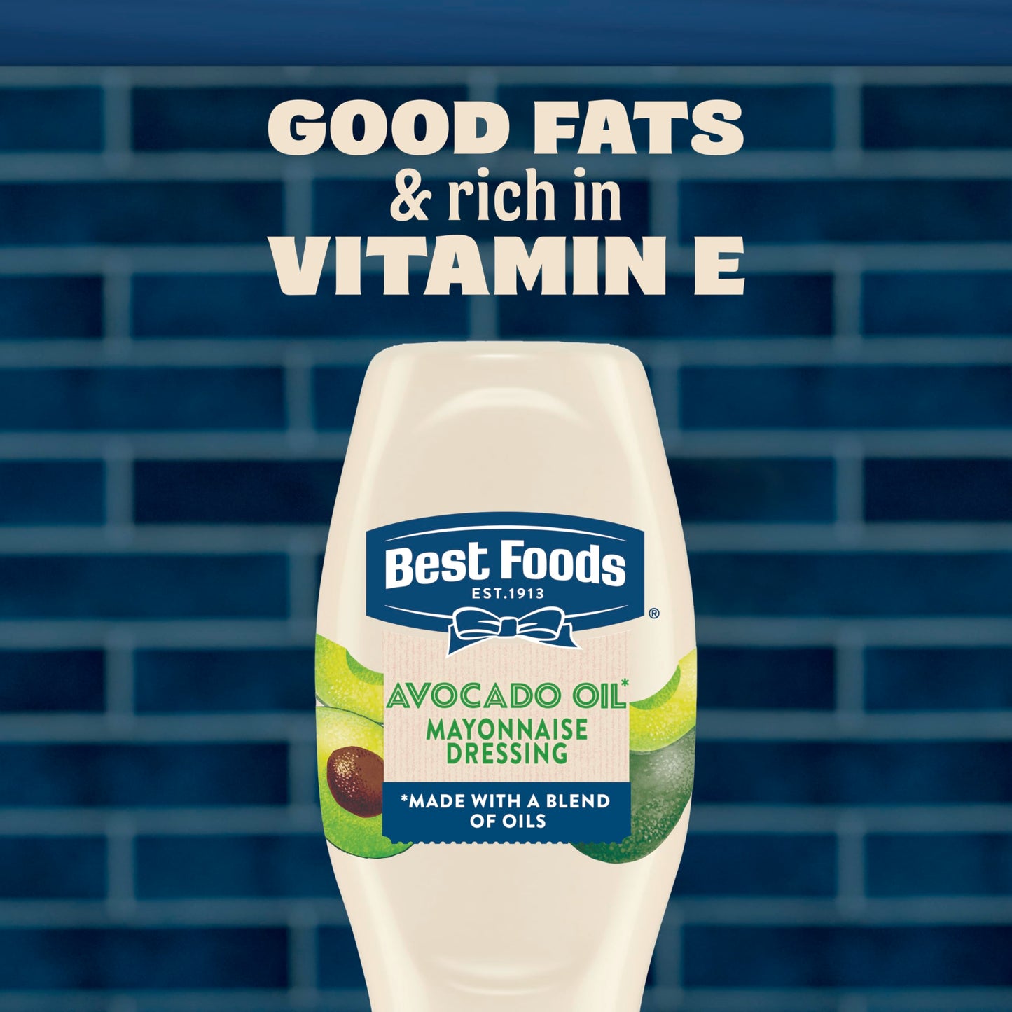 Best Foods Mayonnaise Dressing Avocado Oil Simple Pleasure With Good Fats, Rich In Vitamin E 11.5 Fl Oz