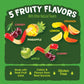 Black Forest Gummy Worms Candy, Made with Real Fruit Juice, 22oz Resealable Bag