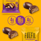 FULFIL Protein Snack Bites, Chocolate Peanut Caramel Flavored, Gluten Free with 16g Protein per serving, 7 Bites per Bag (10 Bag