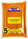 Rani Tandoori Masala (Natural, No Colors Added) Indian 11-Spice Blend 80Oz (5Lbs) 2.27Kg Bulk ~ Salt Free | Vegan | Gluten Frien