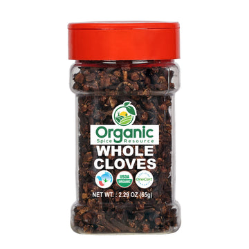 Organic Whole Cloves | 2.29 oz or 65g | USDA Organic Approved | Vegan | Non-GMO, All Natural Blend - 100% Raw and Natural from I