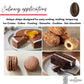 VALRHONA Dark Chocolate Discs 64% Cacao Easy Melt 250g Pack