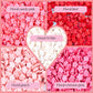 Confect Pink, Red & White Flowers Sprinkles | Anniversary Sprinkle | Sprinkles For Baking & Cake Decorative | Cookie Sprinkles |