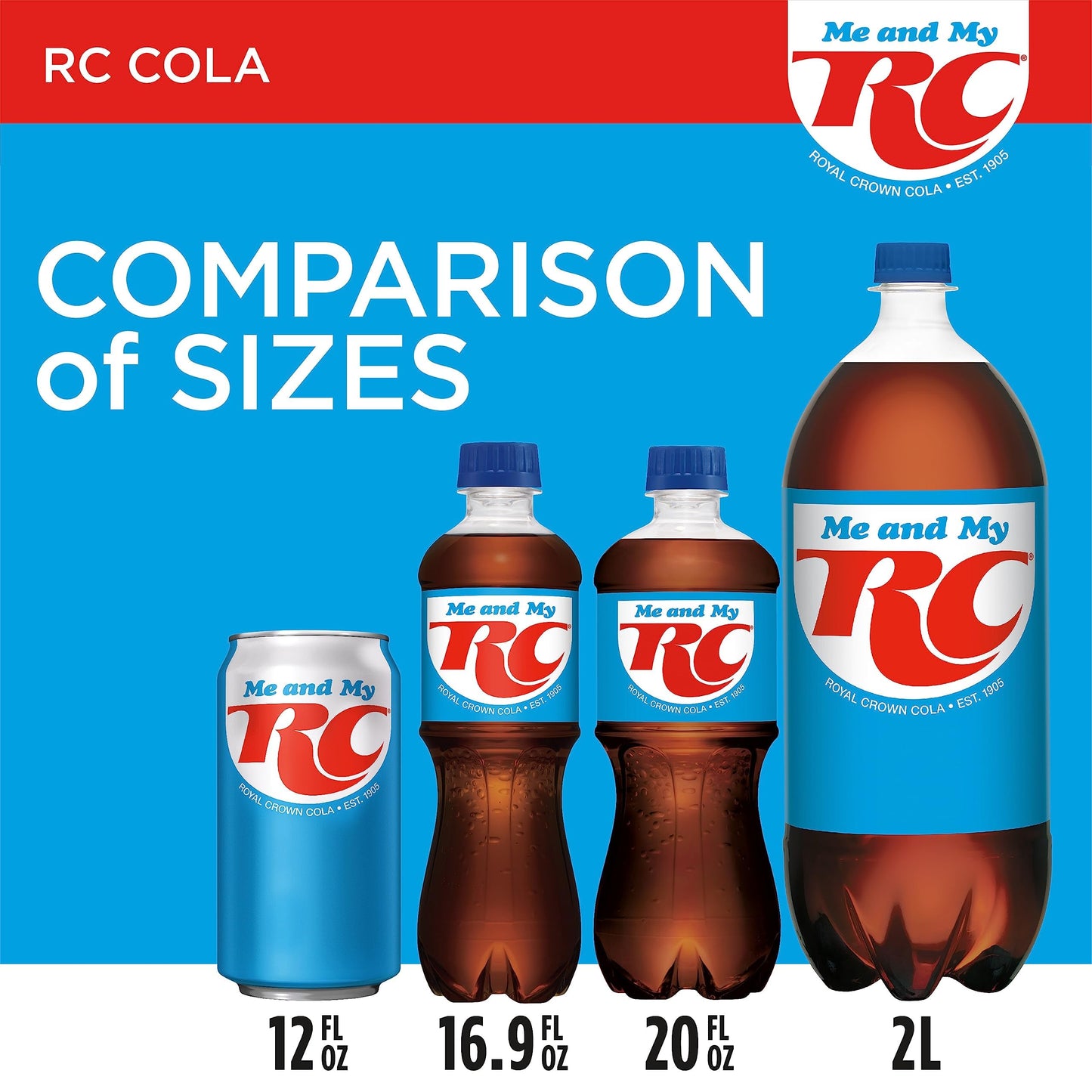 Rc Cola Soda, 12 Fl Oz Cans, 12 Pack