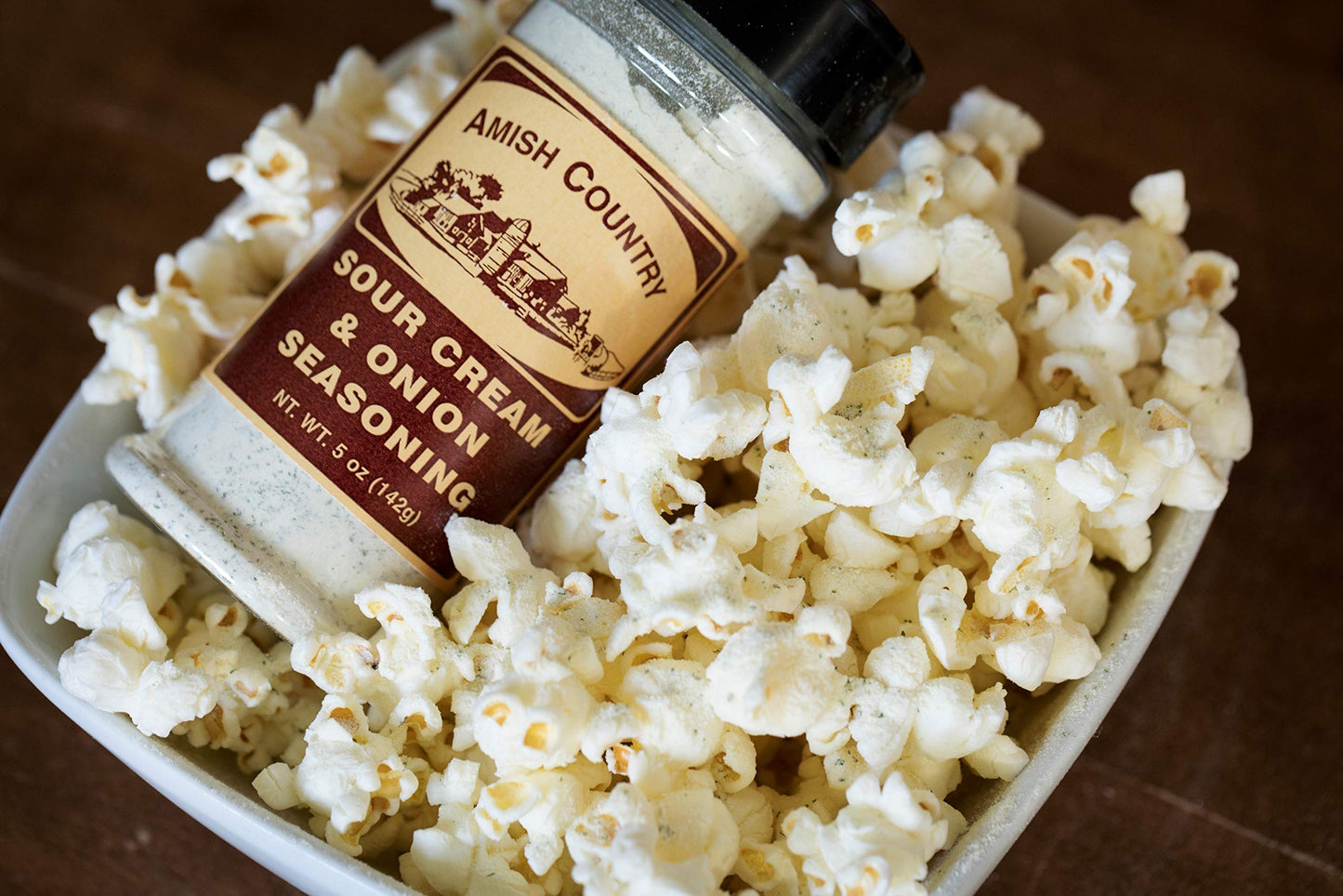 Amish Country Popcorn | Seasoning Variety Pack | Ballpark Style Buttersalt - 6 Oz And Sour Cream And Onion - 5 Oz Popcorn Season