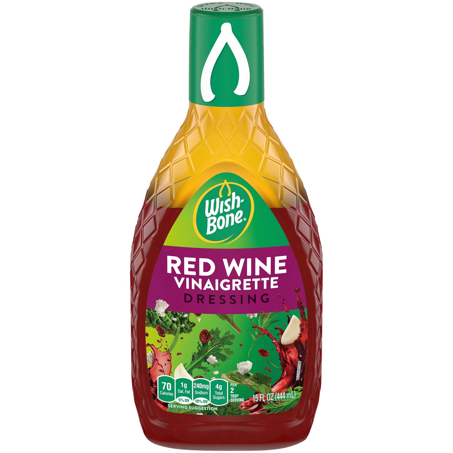 Wish-Bone Red Wine Vinaigrette Dressing, 15 Fl Oz, Pack of 1
