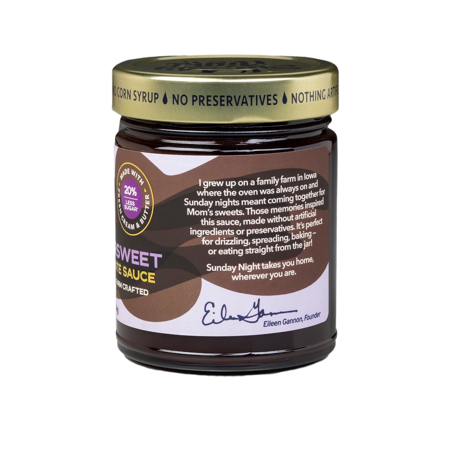 Sunday Night Bittersweet Chocolate Sauce - Luxury Chocolate Gift, Gluten-Free, Pure Clean Ingredients, No Preservatives - 10Oz