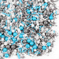 Blue Sprinkles For Cake Decorating, Edible Sprinkles For Cookies, Ice Cream, Cupcake Topper, 7 Ounce Metallic Sprinkle Mix Perfe