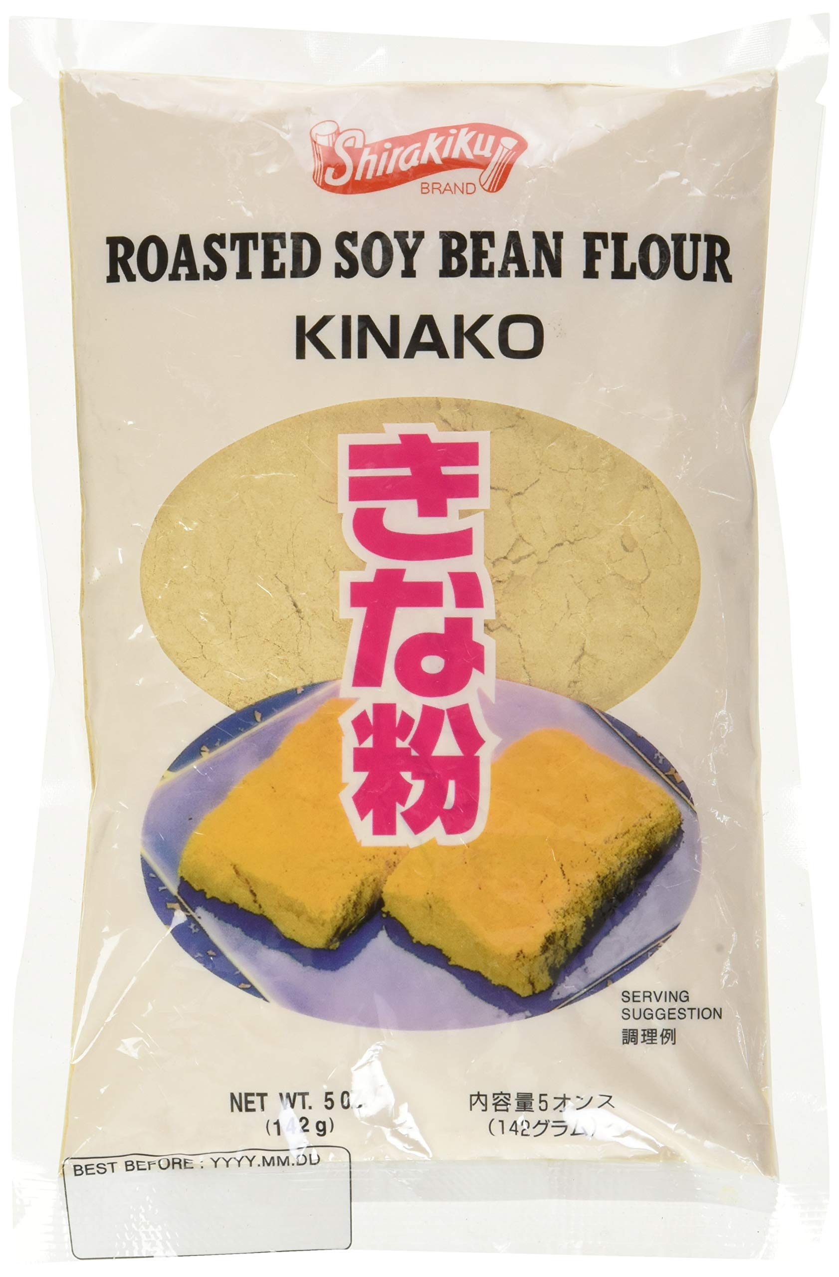 Shirakiku Kinako Japanese Roasted Soybean Flour (Pack of 1)