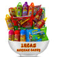 Look-On Lucas & Mexican Candy Combo Mix, 50 Count Variety Set of Sour, Sweet, Spicy
