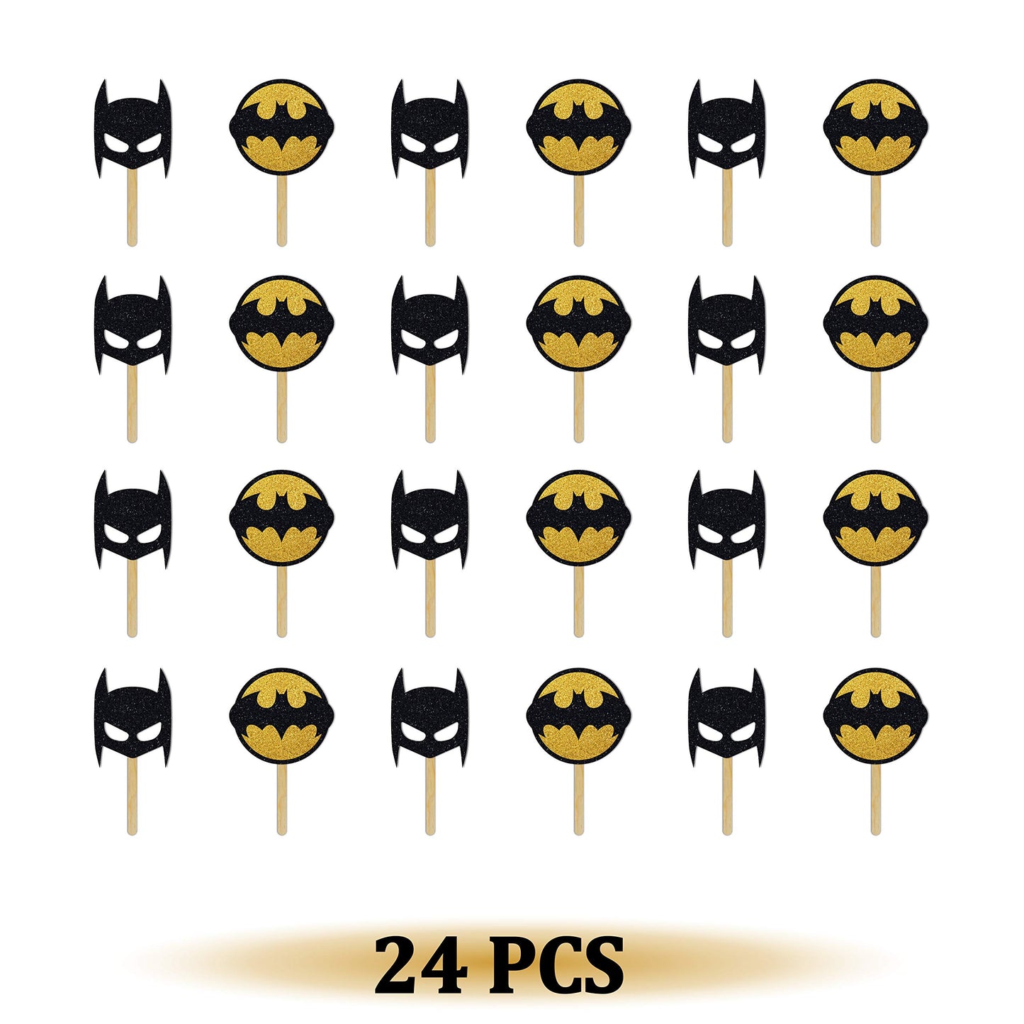 Seyal Btman Cupcake Topper