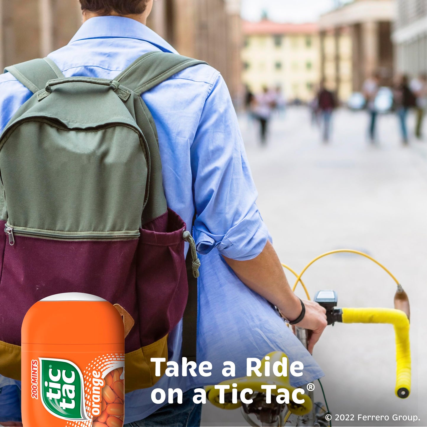 Tic Tac Orange Flavored Mints, 4 Pack, 3.4 oz Each, On-the-Go Refreshment, Model TIC00633