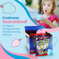 Lieber'S Cotton Candy | 48 Pack Of Light & Fluffy Vintage Candy | Blue & Red Carnival Birthday Party Favors Treats Supplies For