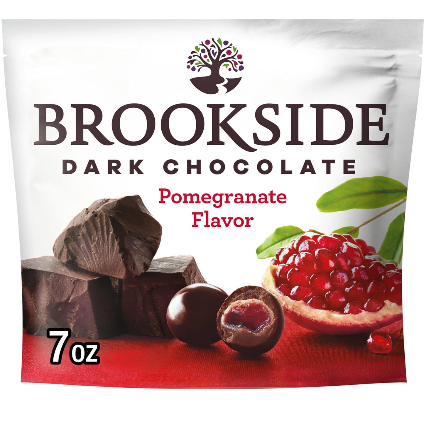 Brookside Dark Chocolate Pomegranate Snacking Chocolate, 7 oz, Pack of 1