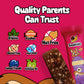 Snakkidz Organic Chewy Granola Bar, Allergen Free, Low Sugar, 45 Bars, Chunky Monkey, Brown