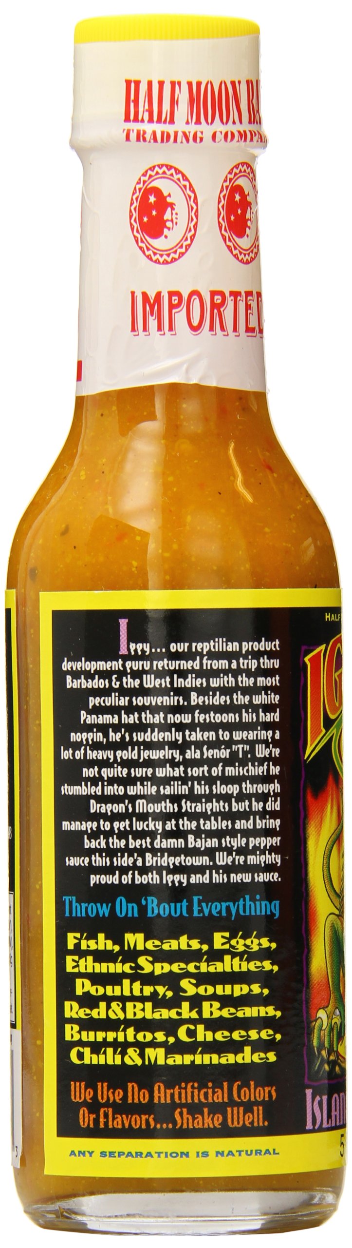 Iguana Gold Habanero Island Pepper Sauce, 5 Ounce