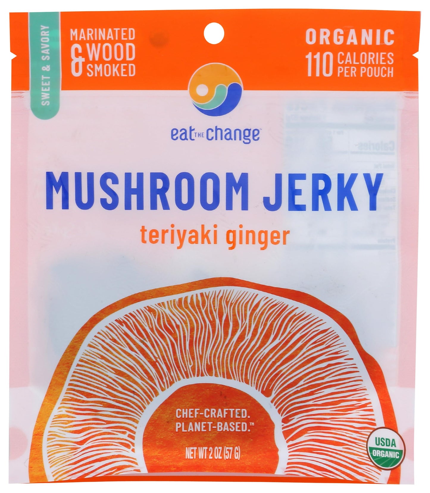 Eat The Change Organic Teriyaki Ginger Mushroom Jerky, 2 Oz