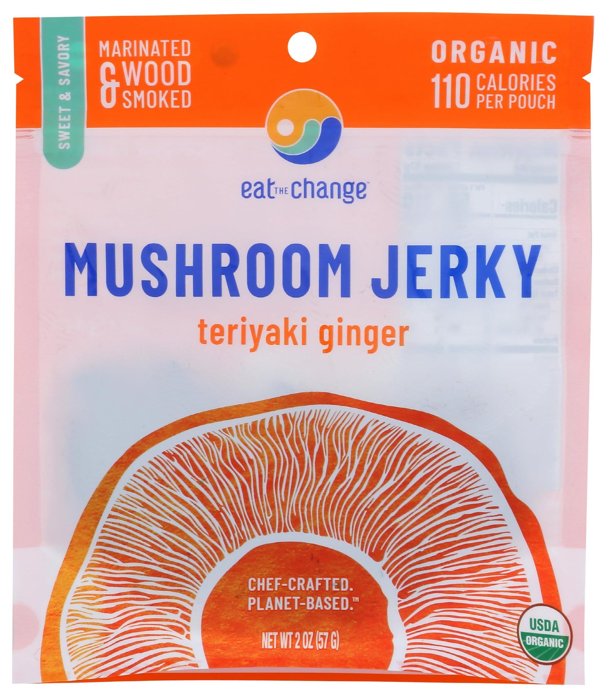 Eat The Change Organic Teriyaki Ginger Mushroom Jerky, 2 Oz