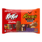 KIT KAT and REESES Assorted Milk Chocolate Snack Size  Halloween Candy Bag  18.44 oz (30 Pieces)