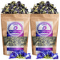 Sou Zen Butterfly Pea Flowers (80 g) Dried Tea Leaves | Natural, Raw Drink Mix w/Antioxidants, Organic Nootropics | Thai Herbal 