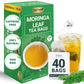 LeafLea Moringa Tea Bags - 100% Natural Herbal Tea, Caffeine-Free, Vegan - 40 Bags