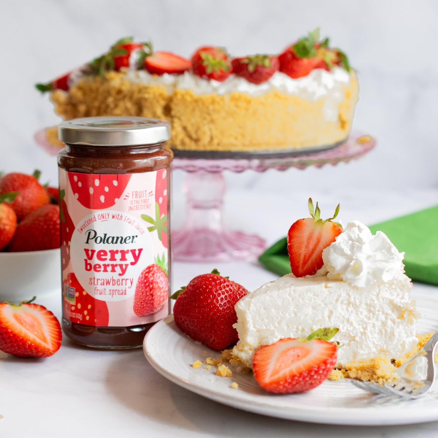 Polaner Verry Berry Fruit Spread, Strawberry, 15.25 Ounce