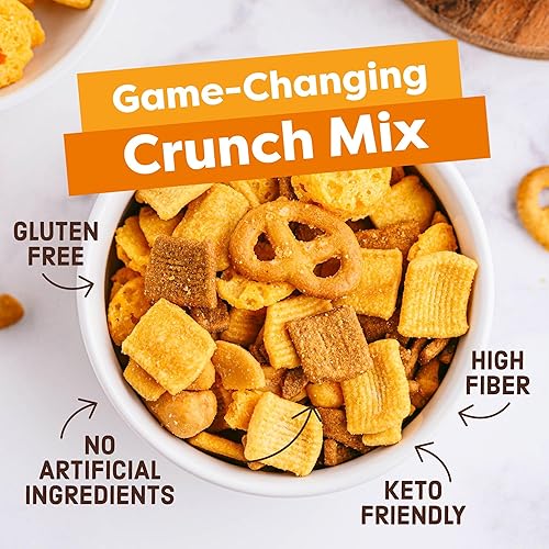 Catalina Crunch Protein Snack Mix With Cheese Crisps - 10G Protein, 1G Sugar Per Serving - Good Source Of Fiber, Keto, Gluten Fr